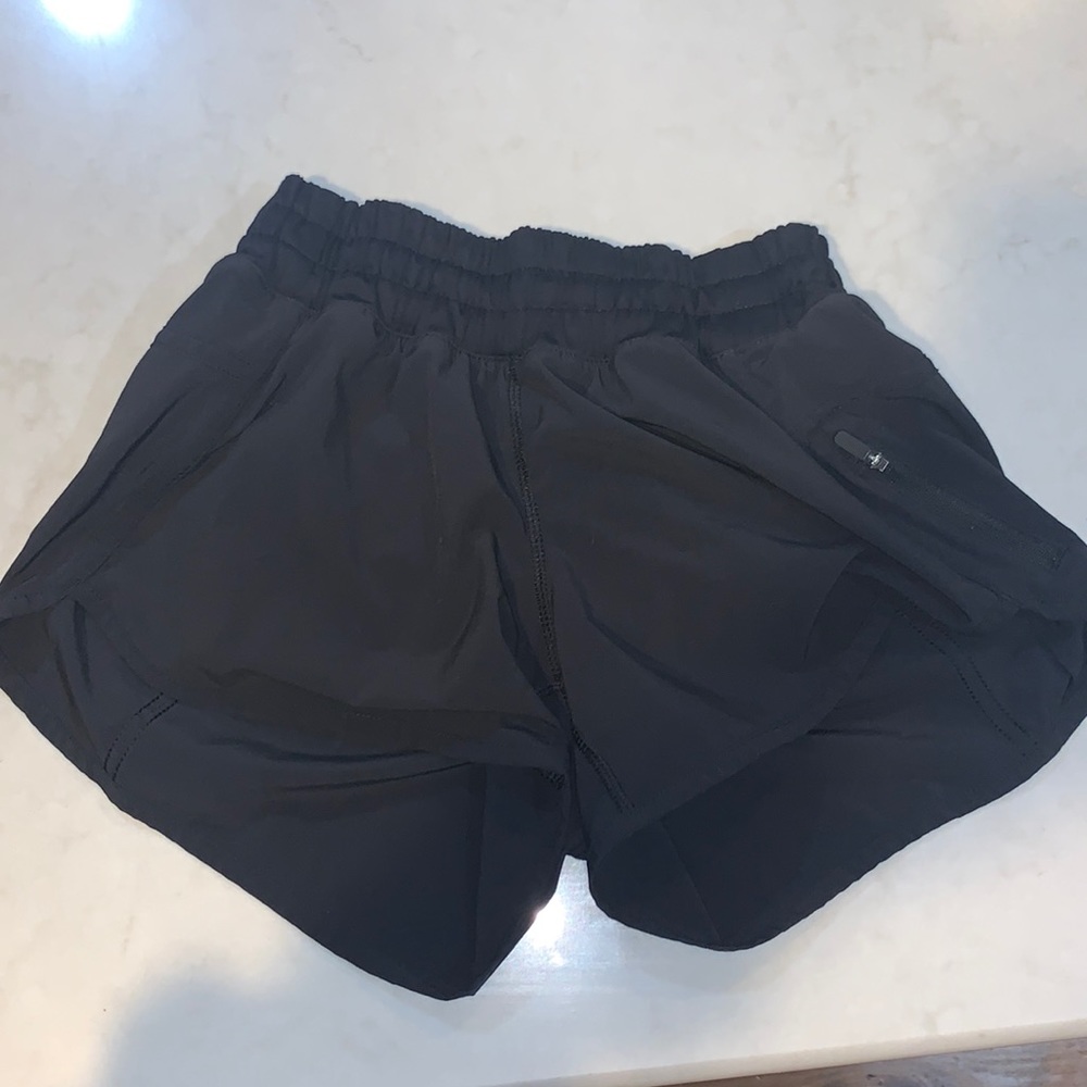 Black Lululemon size 4 shorts